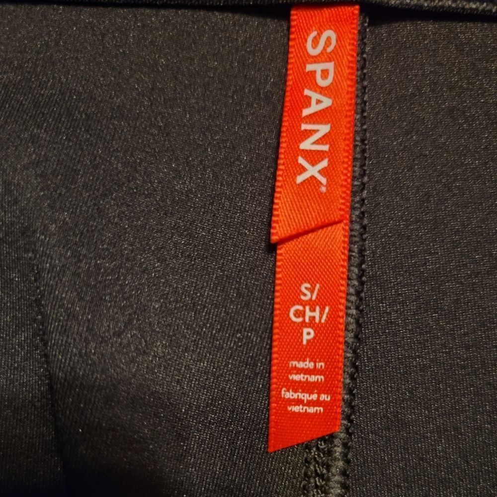 Spanx The Perfect Pants Suede High Rise Flare Pants Black Size S - Picture 7 of 9